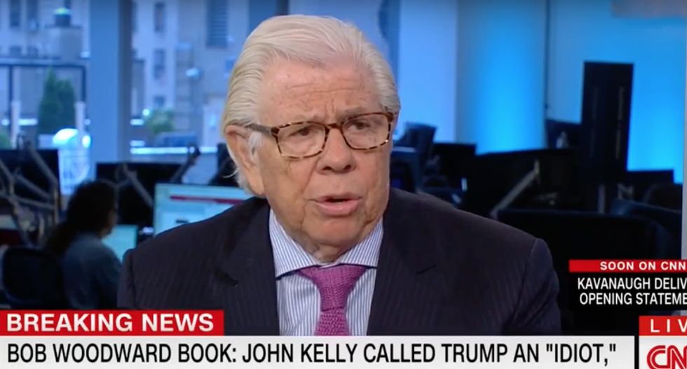Carl Bernstein says Woodward's book is a clear sign Trump is a 'national emergency' in stunning CNN interview