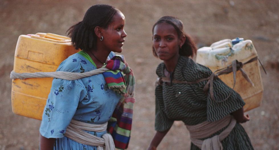 Women still carry most of the world's water