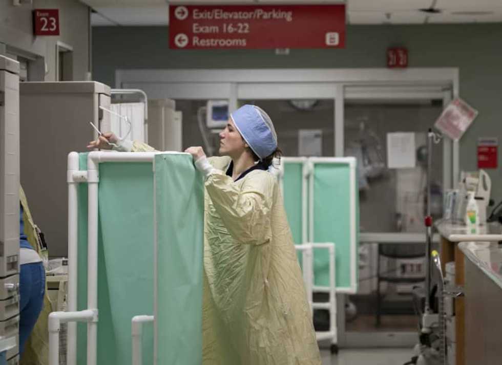 Hospitalizations for novel coronavirus-like illness declined last week in Washington state -- offering a glimmer of hope