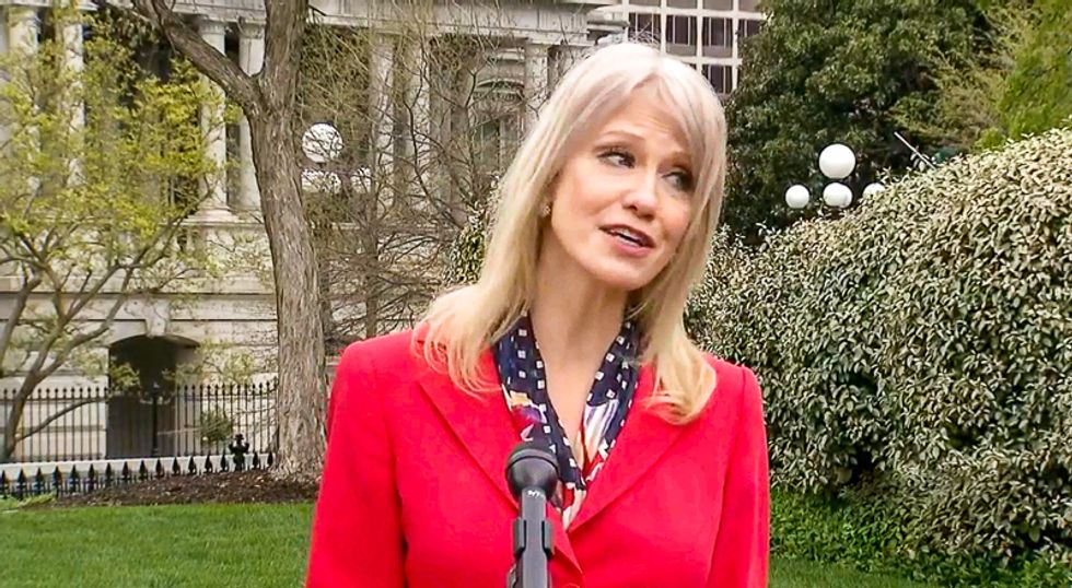 'Let's not be silly!' Kellyanne Conway barks at reporter for undermining her 'bunker' attack on Biden