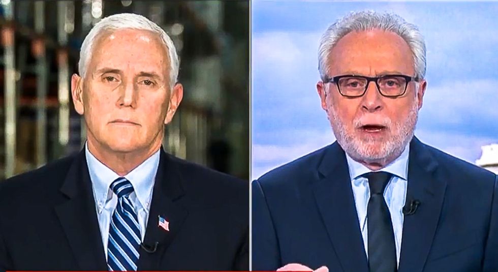 Wolf Blitzer spars with Pence: 'It would have been good if the president wasn't belittling the pandemic'