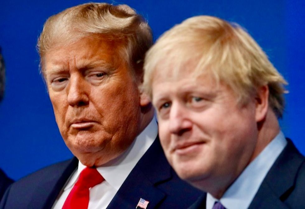 WATCH: UK's Boris Johnson refers to Trump as 'the previous president'