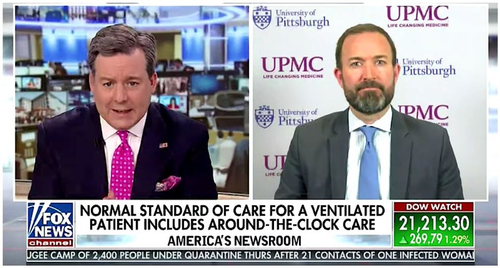 Doctor warns Fox News viewers of ventilator 'rationing' under Trump's coronavirus leadership