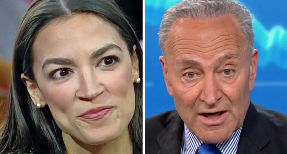 Trump predicts Alexandria Ocasio-Cortez will beat Chuck Schumer in 2022 New York Senate primary