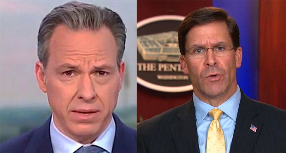 'A completely false narrative': Defense secretary Esper snaps at CNN's Tapper over firing of Navy captain and safety of sailors