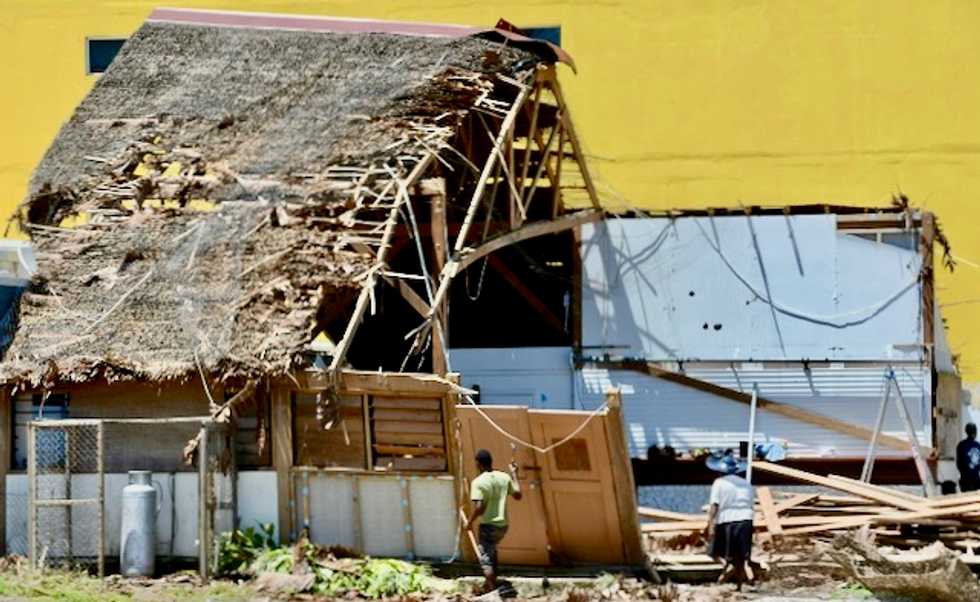 Monster storm strengthens in Pacific, lashing Vanuatu