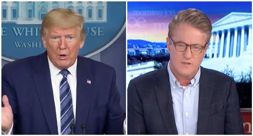 MSNBC’s Morning Joe rips his own network for airing 'rambling illiterate' Trump's time-wasting press conference
