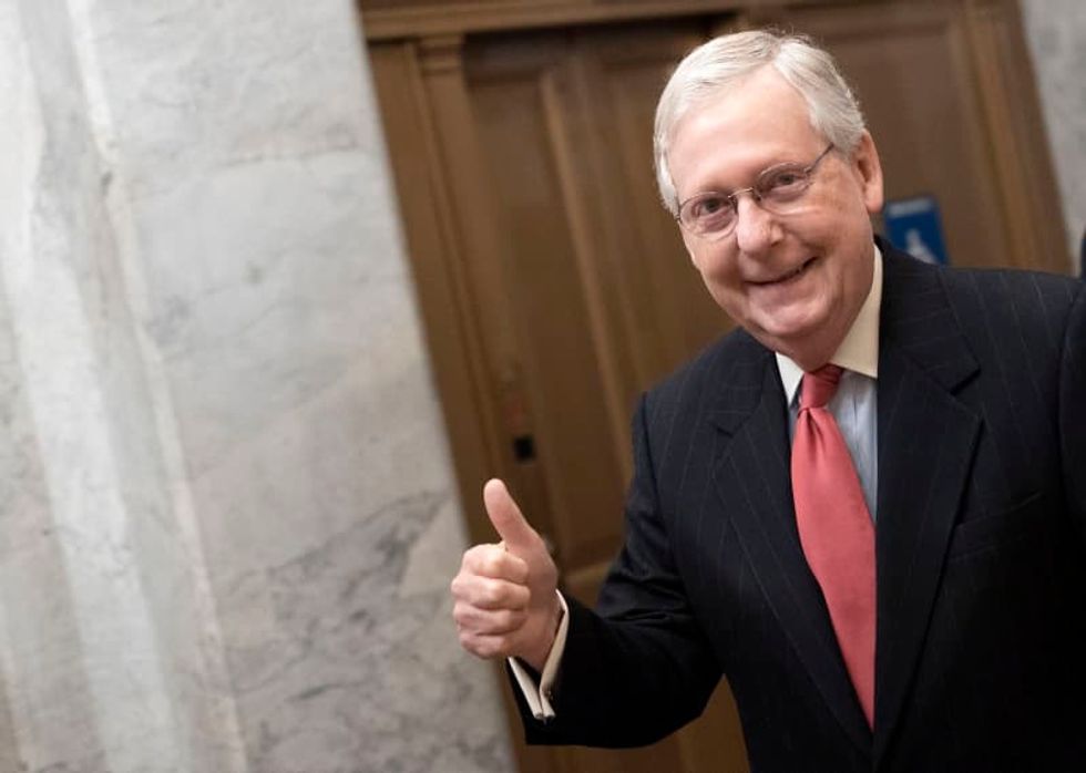 Trump and 'soulless' McConnell use the coronavirus crisis to ram through wretched judges, dirty air and worse