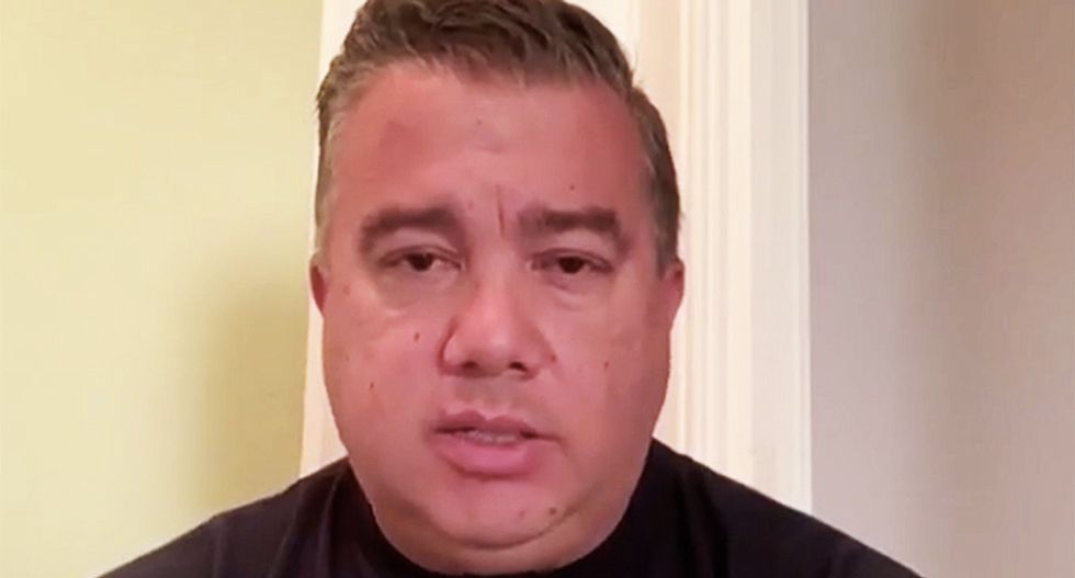 New York firefighter gets emotional talking about EMTs who feel guilty they're too sick to work