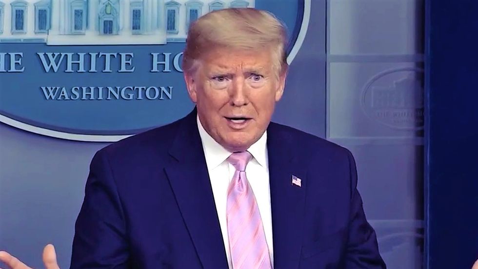 'What have you got to lose?' Watch Trump unravel over coronavirus in devastating MSNBC supercut video