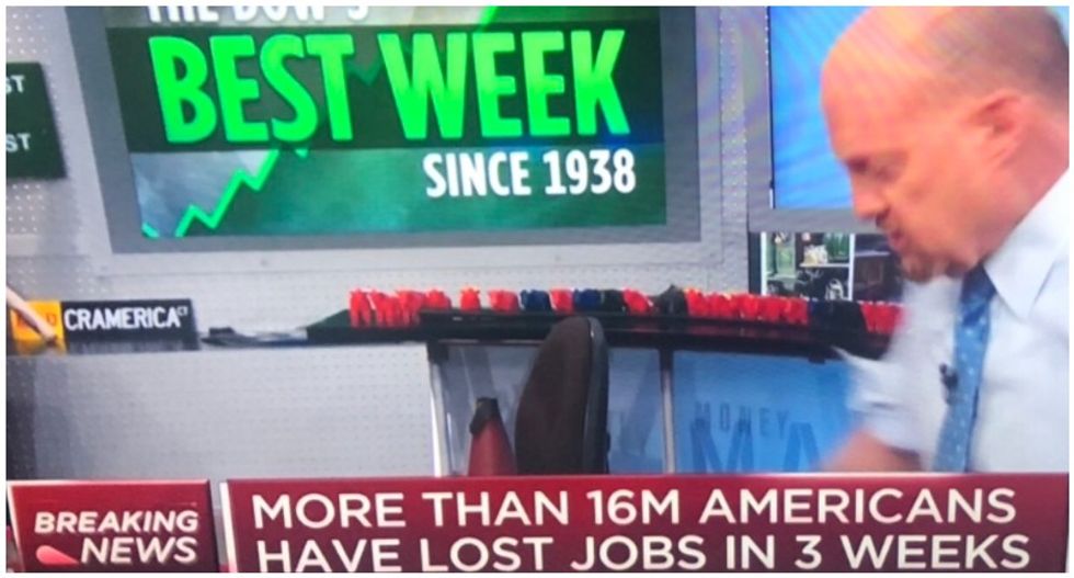 Viral screenshot of Jim Cramer's 'Mad Money' shows 'everything that's wrong with America'