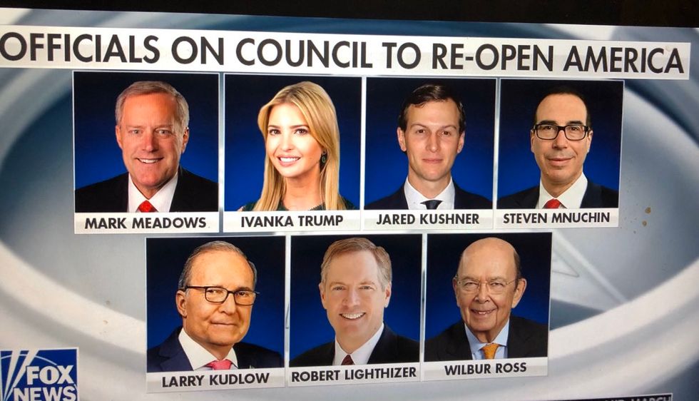 'God help us': Americans horrified after Trump names Jared and Ivanka to his 'Council to Re-open America'