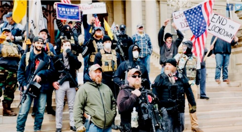 REVEALED: These 5 states pose the greatest threat of right-wing extremist violence around the elections as Trump loses more ground