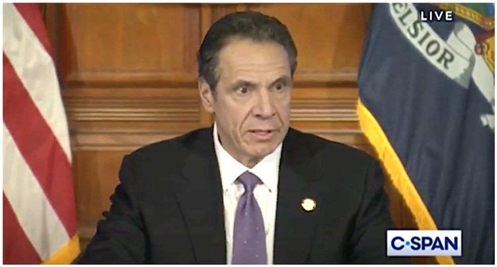 WATCH: Cuomo schools Trump after he demands 'less talk and more action' from the governor