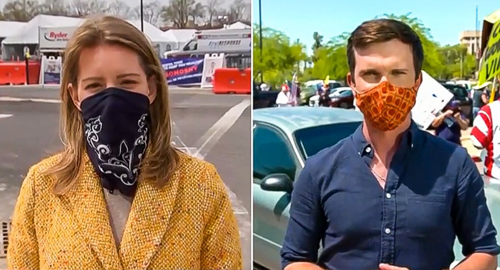 'Just plain dumb': MSNBC host goes off on protesters who think COVID-19 is 'no worse than the flu'