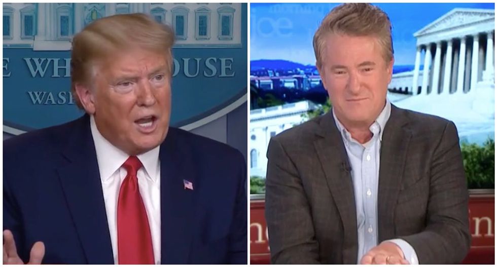 WATCH: MSNBC’s Morning Joe laughs at Trump's ‘psycho’ Twitter attack in real time