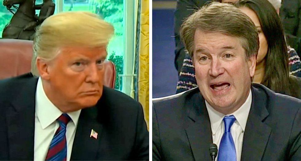 Trump freaks out over latest Kavanaugh sexual assault allegations: He should sue 'people for liable'