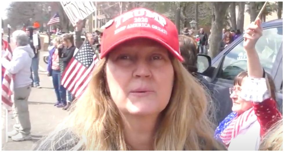 Trump supporter explains lockdown protest: Other people are dying but God will 'take care of us'