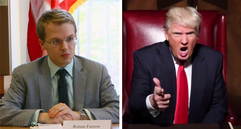 Ronan Farrow has the long-rumored Donald Trump tapes from The Apprentice: report