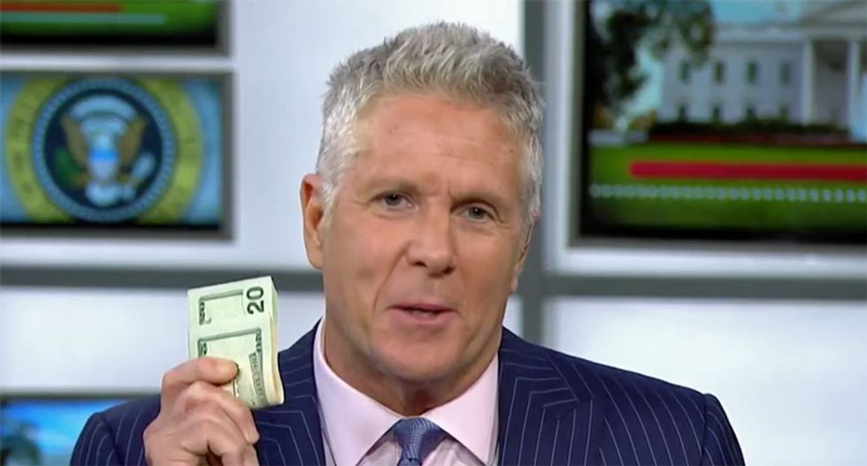‘I have a lot of cash’: Donny Deutsch pulls out wad of bills on MSNBC to bet Brett Kavanaugh won’t be confirmed