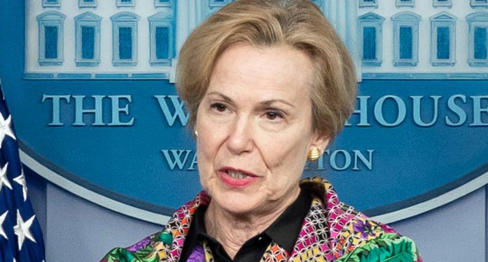 WATCH: Dr. Birx appears utterly horrified as Trump babbles about killing coronavirus with disinfectant injections