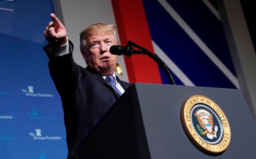 Trump says he banned transgender troops because they take a 'massive amounts of drugs'