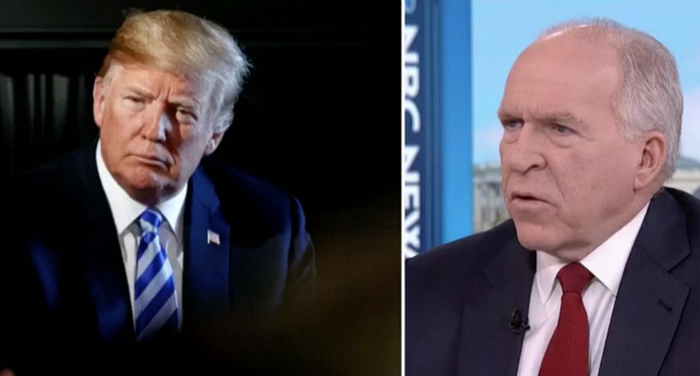 Ex-CIA head John Brennan tells MSNBC: Trump is endangering America with politically-motivated document dumps