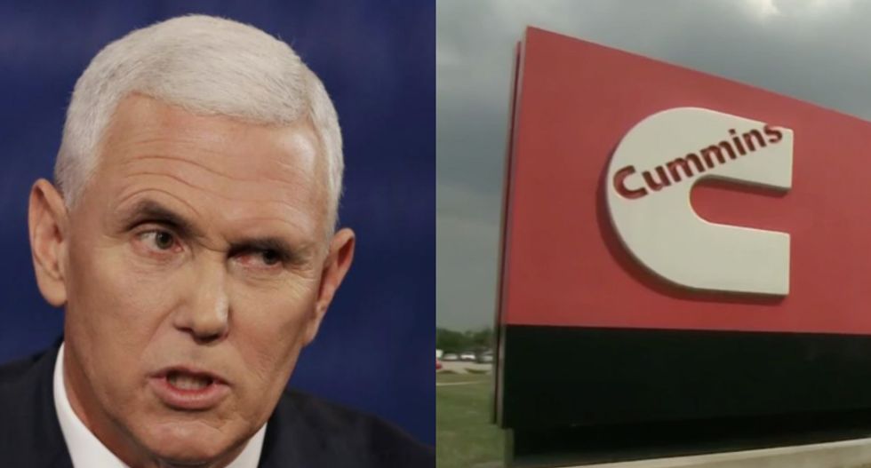 Engine plant in Mike Pence’s hometown takes $200 million hit from Trump trade war
