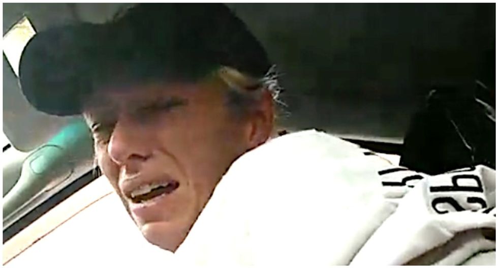 QAnon conspiracy theorist on a mission to 'take out' Joe Biden livestreams her arrest