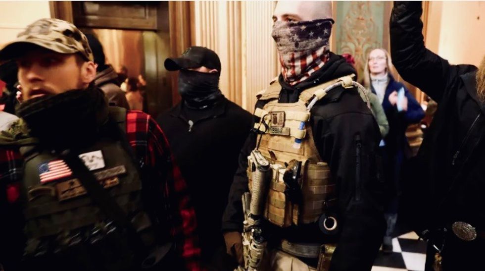 White supremacists are taking advantage of anti-lockdown protests to recruit new members: report