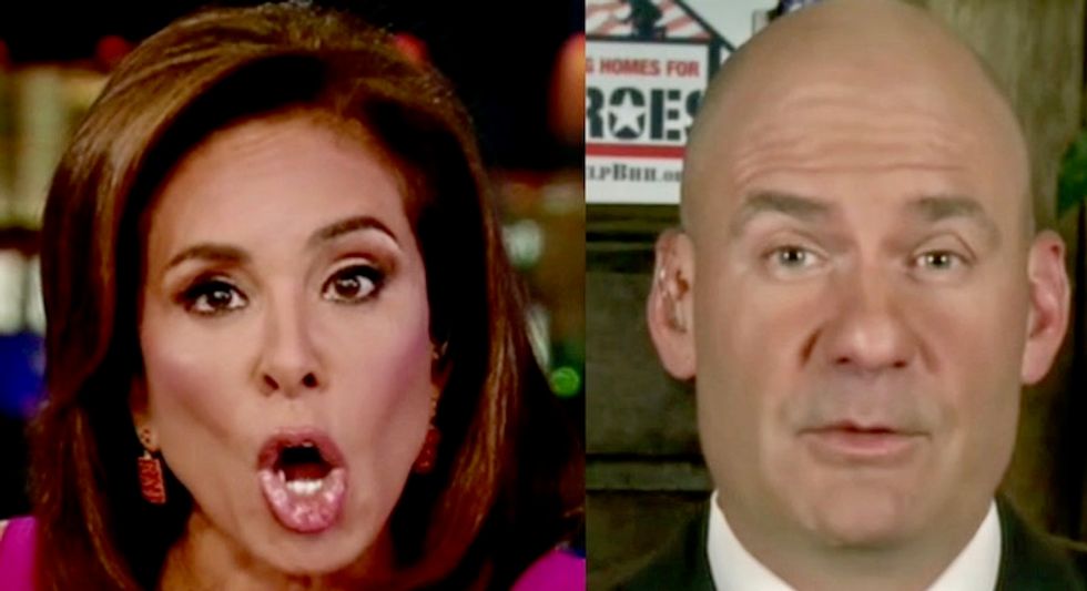 Fox News' Jeanine Pirro explodes with rage when guest says alleged Kavanaugh accomplice Mark Judge should testify