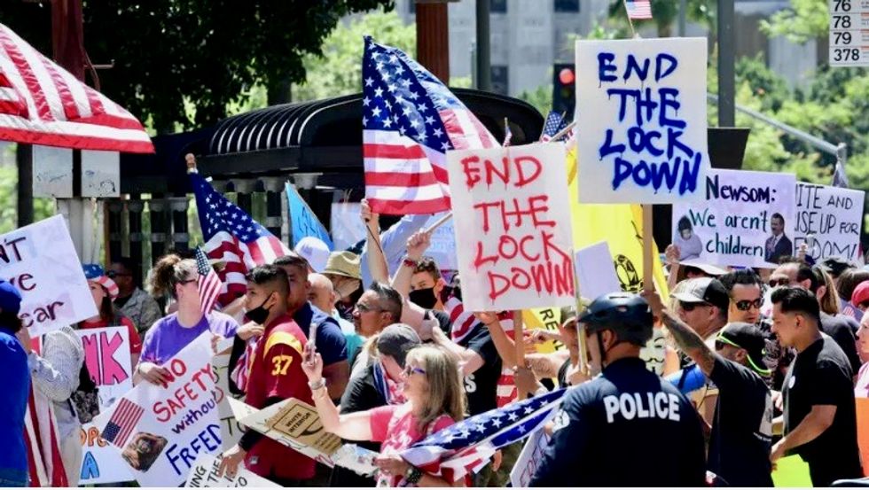 Colorado lockdown protester arrested for pipe bombs
