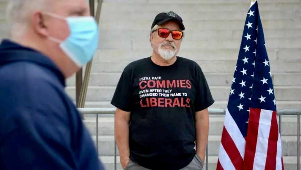 US protests against Covid-19 lockdowns spread to liberal bastion California