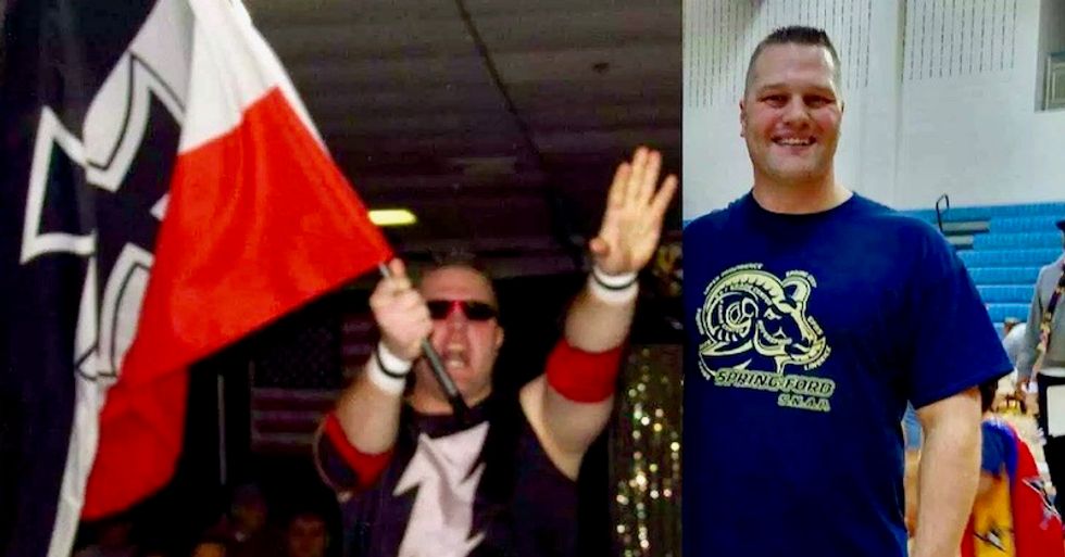 Pennsylvania elementary school teacher busted for side job as Nazi-themed pro wrestler who teaches kids 'Sieg Heil' salutes
