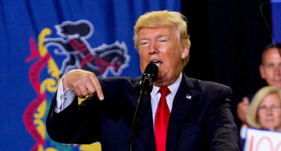 ‘Trump could also post video of himself murdering a toddler’: Internet mocks president tweeting admission of guilt