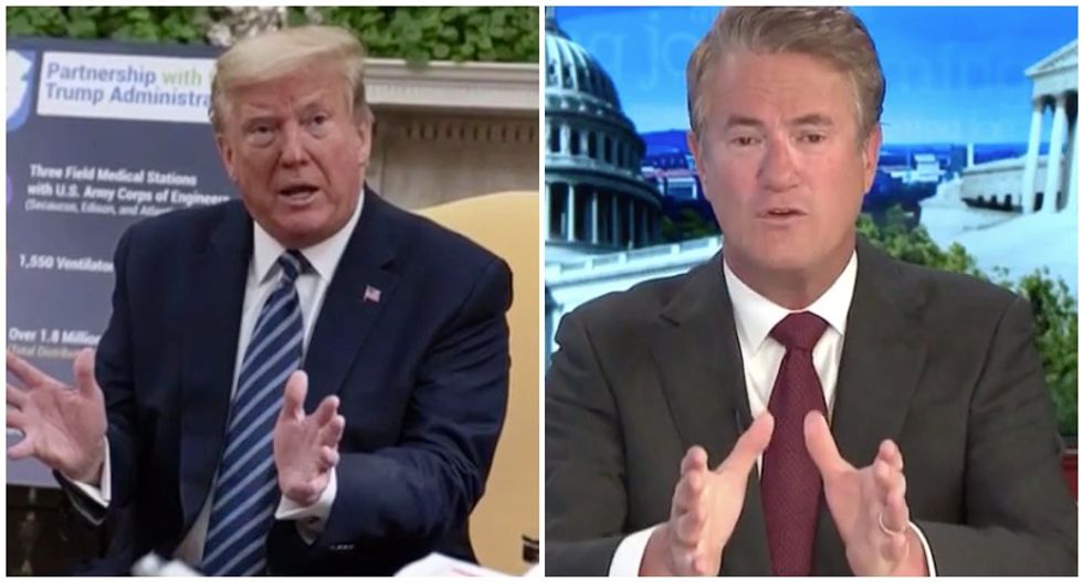 'The president is detached from reality' -- and his 'false assurances are hazardous to your health': MSNBC's Morning Joe