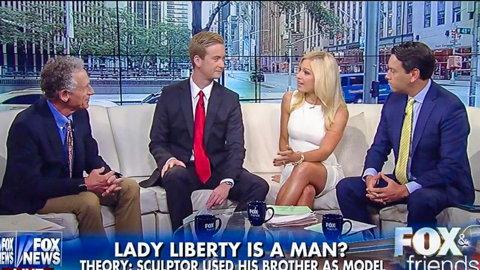 'Is Lady Liberty a man?': Fox worries France 'pulled a fast one' with transgender Statue of Liberty