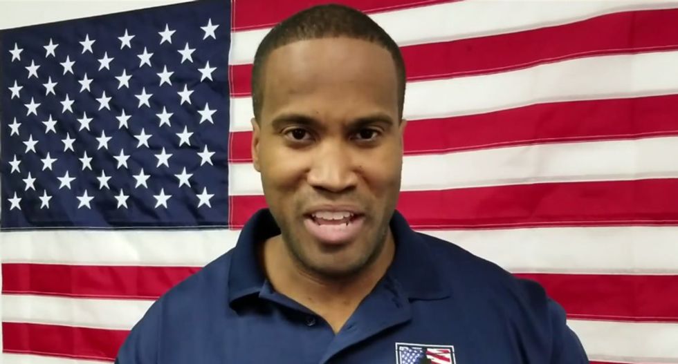 GOP candidate for Senate admits 'terrible error' after featuring a swastika in his first campaign ad