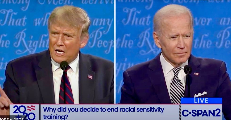 Trump, Biden meet in bitter first debate