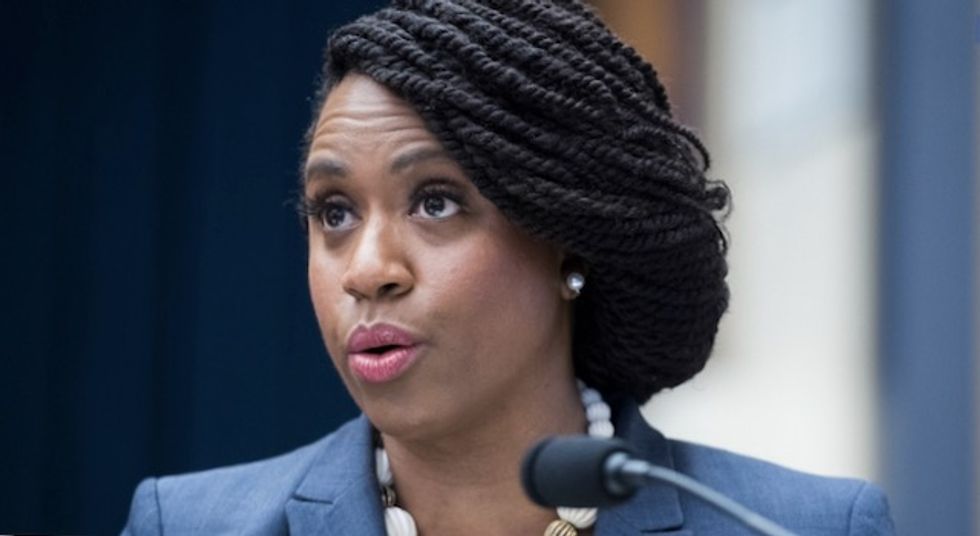 Come 'say this to my face,' says Ayanna Pressley after Betsy DeVos compares being pro-choice to being pro-slavery