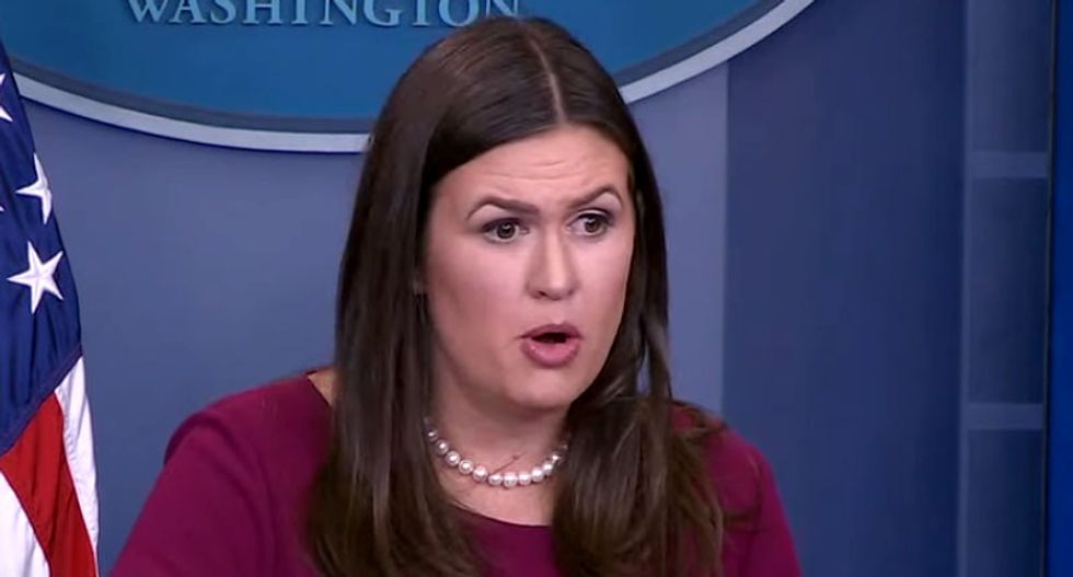 WATCH LIVE: Sarah Sanders holds White House briefing after shocking Bannon revelations
