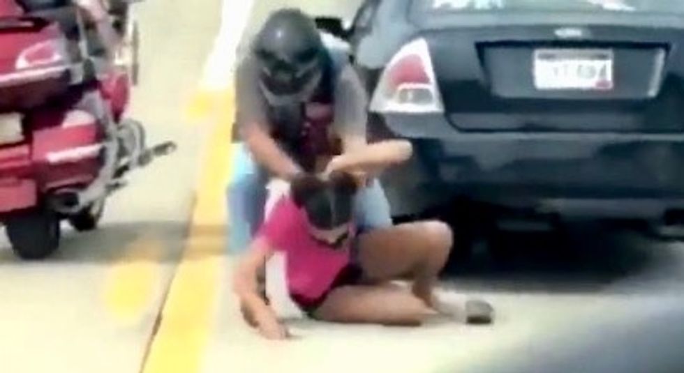 WATCH: Retired sheriff’s deputy charged with battery after a violent road rage altercation