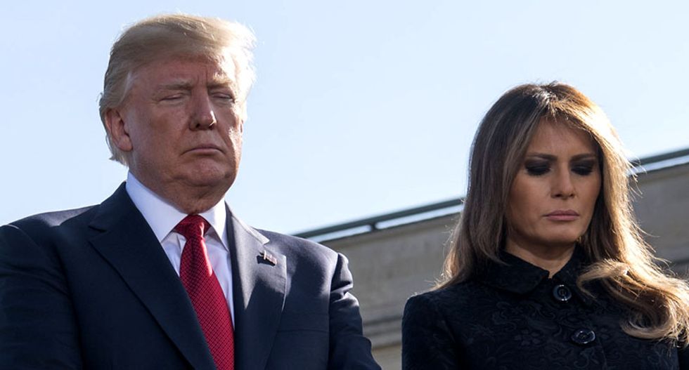 Trump spews death without shooting a gun on 5th Avenue -- as 3 mothers endanger their children for the president's vanity