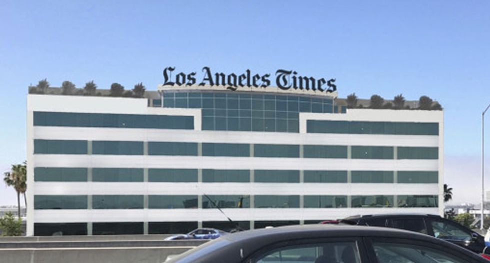 LA Times says hazmat team on scene after suspicious envelopes discovered: report