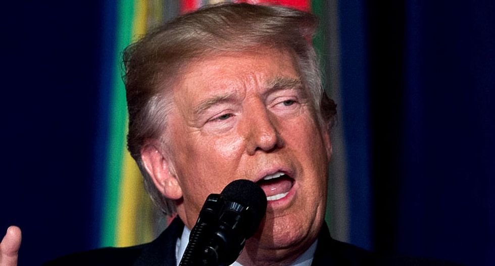 Trump lies about whistleblower complaint to furiously insist impeachment is a ‘scam’