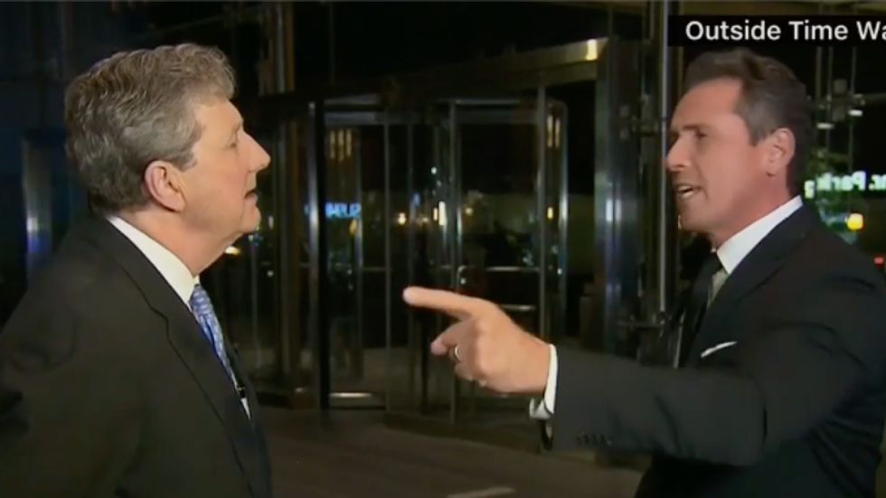 CNN's Chris Cuomo hammers GOP Senator for deflecting blame on Trump's violence incitement