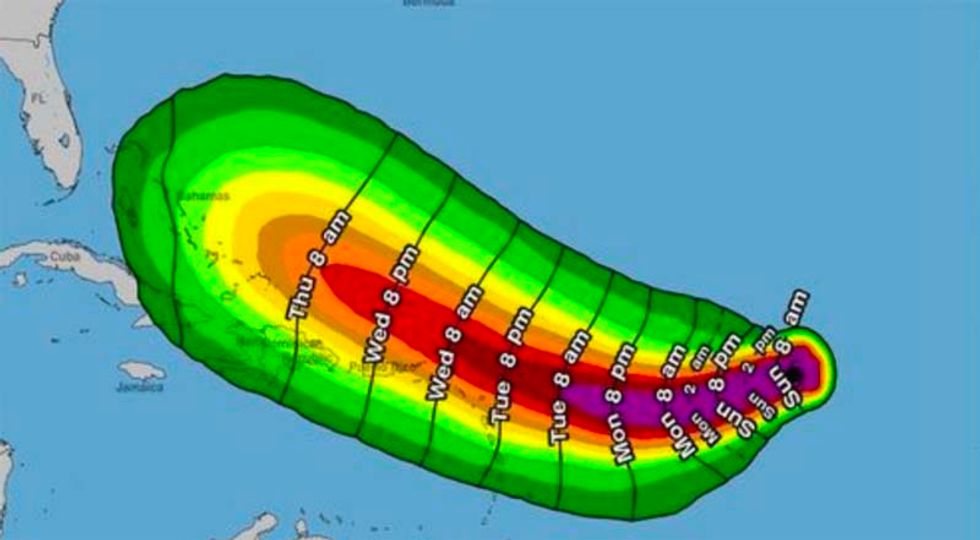 Florida governor declares state of emergency as Hurricane Irma upgraded to Category 4 storm