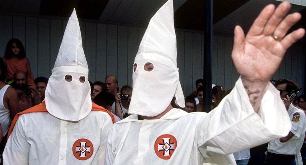 KKK-linked flyers asking people to 'vote pro-white' appear on doorsteps in Pennsylvania