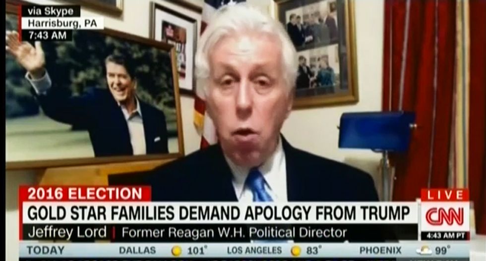 CNN’s in-house Trump booster shrugs off anger over Khan family attacks: 'This is politics'