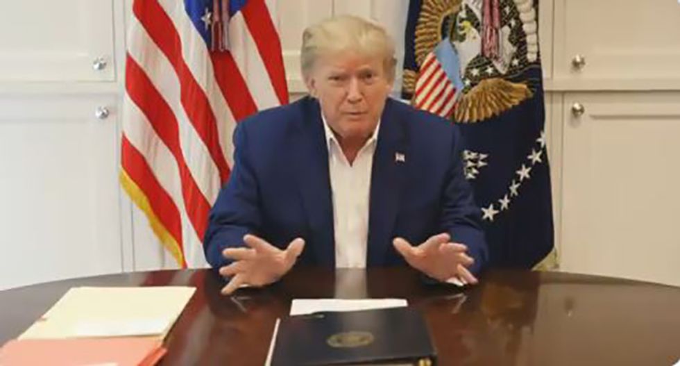 COVID patient Trump cheers as coronavirus surges in Europe